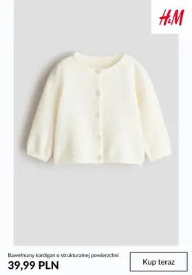 H&M - gazetka promocyjna SWETERKI niemowlęce od 39,99 PLN od wtorku 20.10  - strona 9