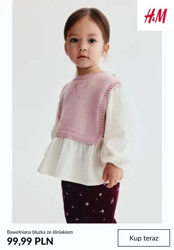 H&M - gazetka promocyjna SWETERKI niemowlęce od 39,99 PLN od wtorku 20.10  - strona 3