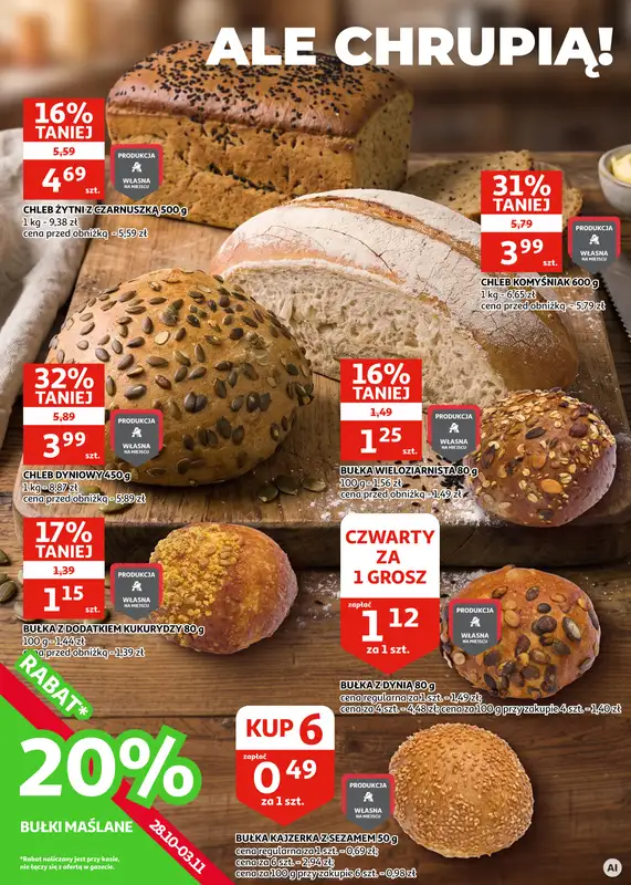 Auchan - gazetka promocyjna Gazetka Racibórz I Wywołujemy strasznie dobre okazje od środy 21.10 do wtorku 03.11 - strona 14
