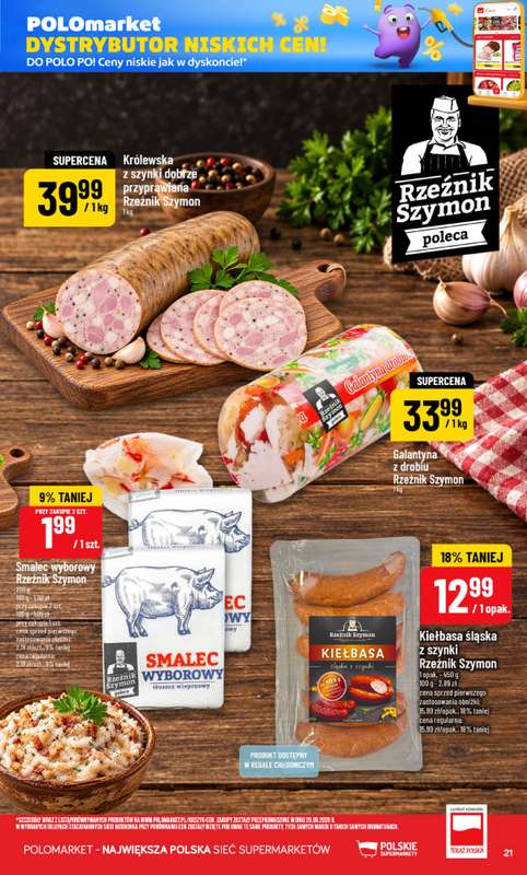 POLOmarket - gazetka promocyjna Gazetka od środy 21.10 do wtorku 27.10 - strona 21