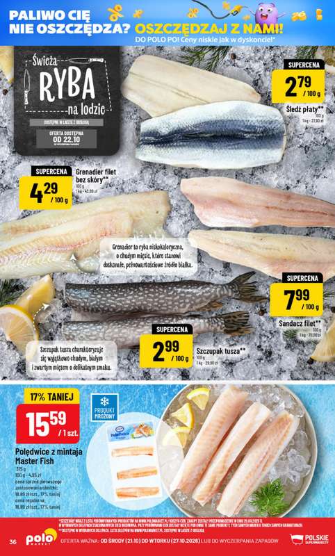POLOmarket - gazetka promocyjna Gazetka od środy 21.10 do wtorku 27.10 - strona 36