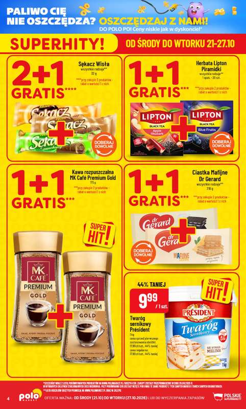 POLOmarket - gazetka promocyjna Gazetka od środy 21.10 do wtorku 27.10 - strona 4