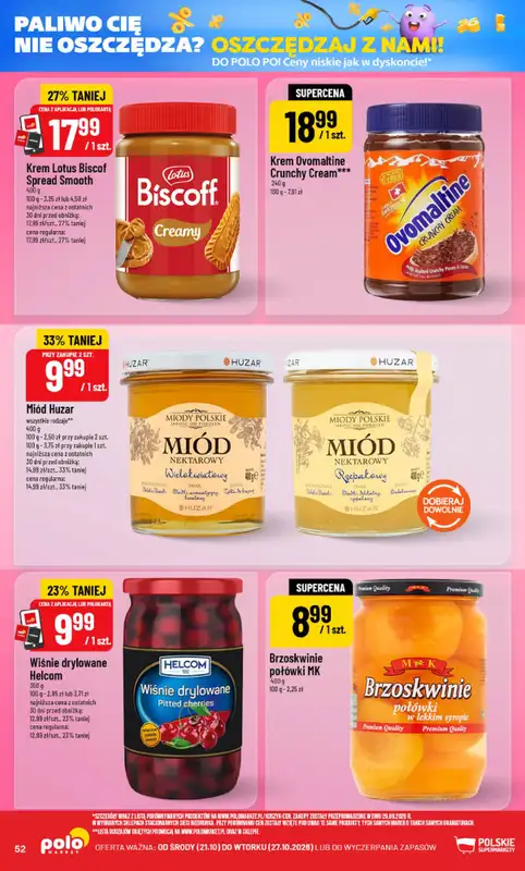 POLOmarket - gazetka promocyjna Gazetka od środy 21.10 do wtorku 27.10 - strona 52