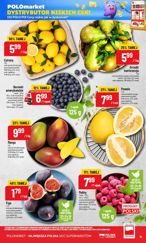 POLOmarket - gazetka promocyjna Gazetka od środy 21.10 do wtorku 27.10 - strona 15