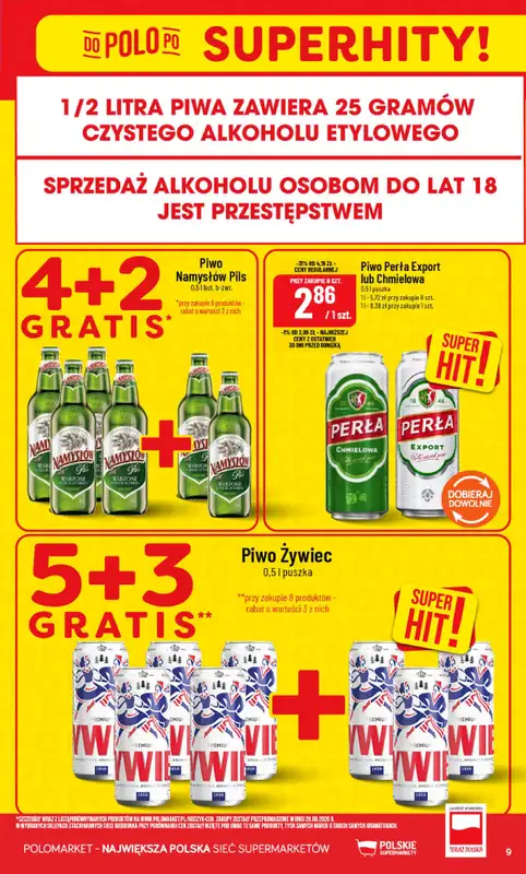 POLOmarket - gazetka promocyjna Gazetka od środy 21.10 do wtorku 27.10 - strona 9