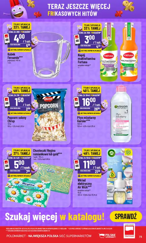 POLOmarket - gazetka promocyjna Gazetka od środy 21.10 do wtorku 27.10 - strona 73