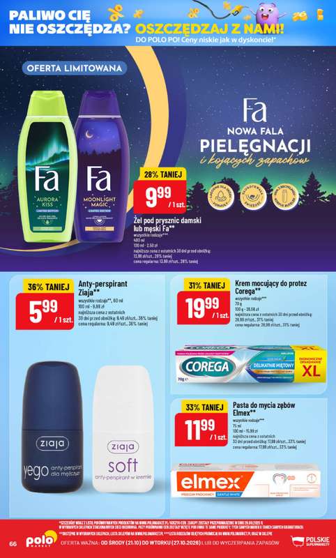 POLOmarket - gazetka promocyjna Gazetka od środy 21.10 do wtorku 27.10 - strona 66