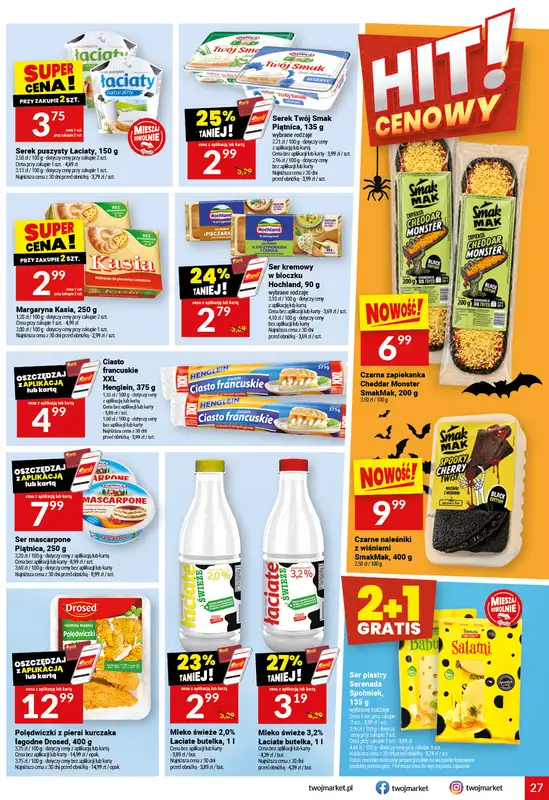 Twój Market - gazetka promocyjna Gazetka od środy 21.10 do wtorku 27.10 - strona 27