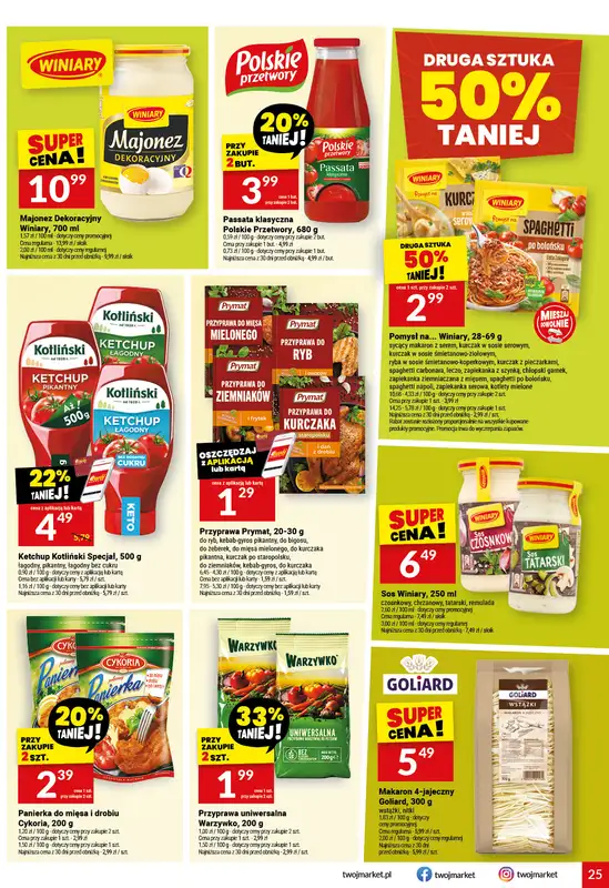 Twój Market - gazetka promocyjna Gazetka od środy 21.10 do wtorku 27.10 - strona 25