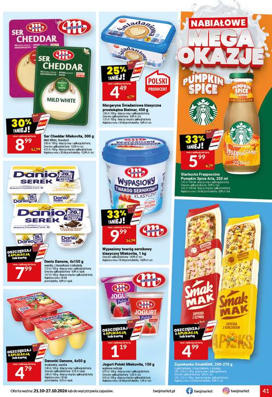 Twój Market - gazetka promocyjna Gazetka od środy 21.10 do wtorku 27.10 - strona 41