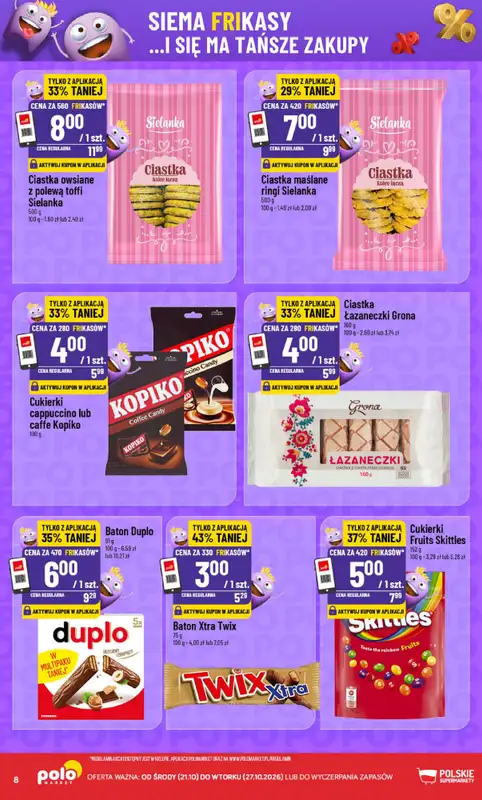 POLOmarket - gazetka promocyjna Frikasowy katalog od środy 21.10 do wtorku 27.10 - strona 8