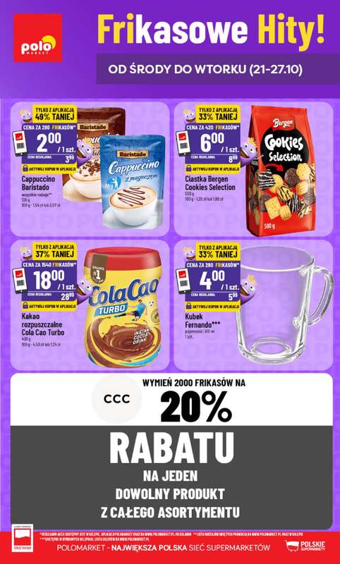 POLOmarket - gazetka promocyjna Frikasowy katalog od środy 21.10 do wtorku 27.10