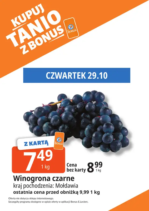 Leclerc - gazetka promocyjna Oferta Bielany | Kupuj tanio z bonus od wtorku 27.10 do soboty 07.11 - strona 5