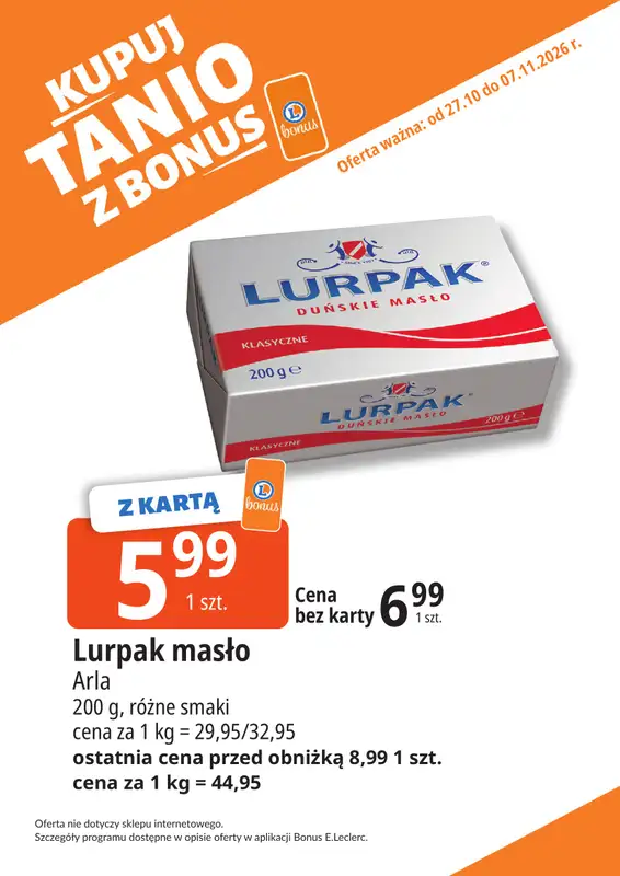 Leclerc - gazetka promocyjna Oferta Bielany | Kupuj tanio z bonus od wtorku 27.10 do soboty 07.11 - strona 16