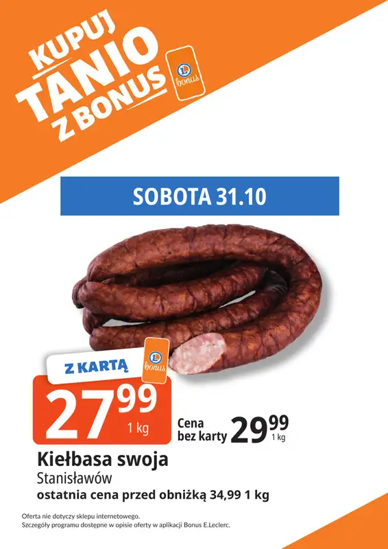 Leclerc - gazetka promocyjna Oferta Bielany | Kupuj tanio z bonus od wtorku 27.10 do soboty 07.11 - strona 11