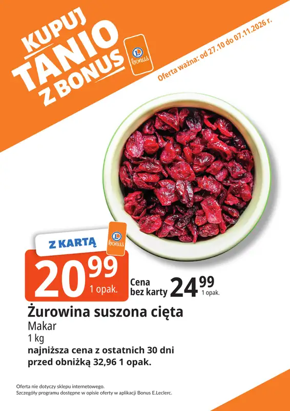 Leclerc - gazetka promocyjna Oferta Bielany | Kupuj tanio z bonus od wtorku 27.10 do soboty 07.11 - strona 24