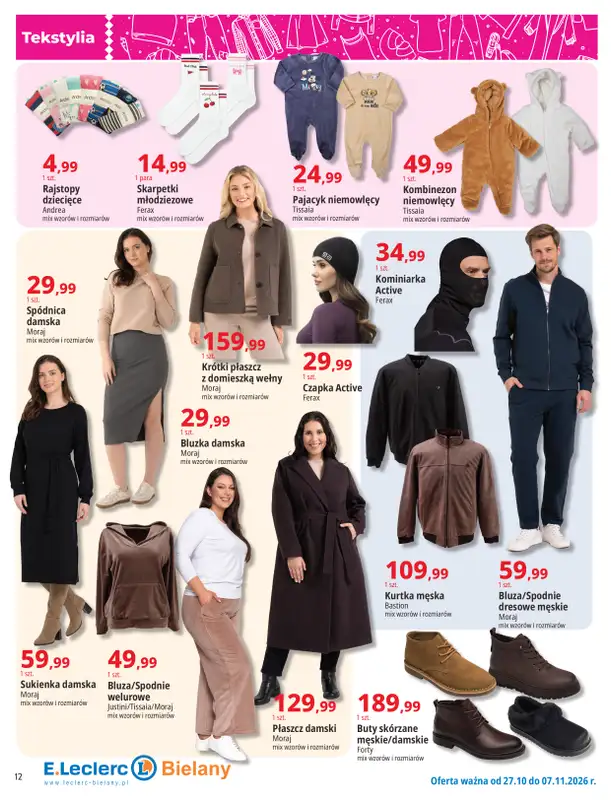 Leclerc - gazetka promocyjna Oferta Bielany | Magia Jesieni od wtorku 27.10 do soboty 07.11 - strona 12