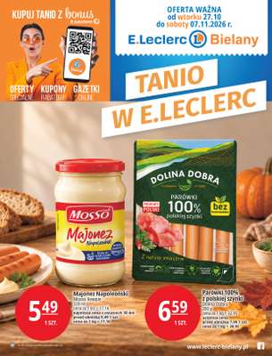 Leclerc - gazetka promocyjna Oferta Bielany | Magia Jesieni od wtorku 27.10 do soboty 07.11