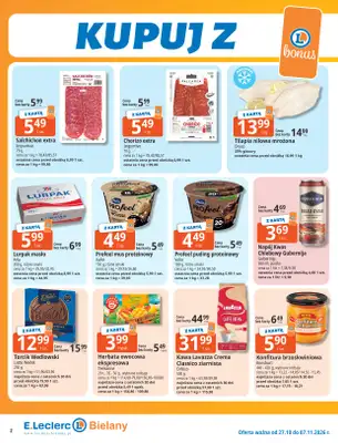 Leclerc - gazetka promocyjna Oferta Bielany | Magia Jesieni od wtorku 27.10 do soboty 07.11 - strona 2