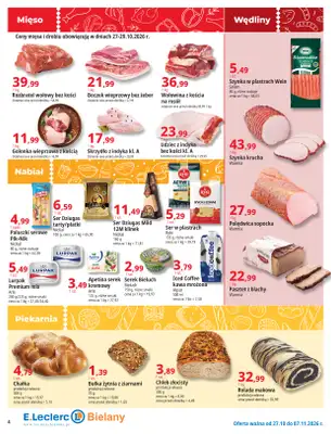 Leclerc - gazetka promocyjna Oferta Bielany | Magia Jesieni od wtorku 27.10 do soboty 07.11 - strona 4