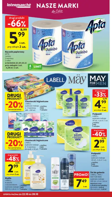 Intermarche - gazetka promocyjna Gazetka od czwartku 22.10 do środy 28.10 - strona 34