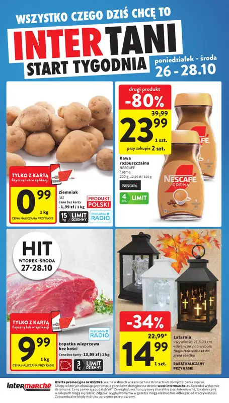 Intermarche - gazetka promocyjna Gazetka od czwartku 22.10 do środy 28.10 - strona 40