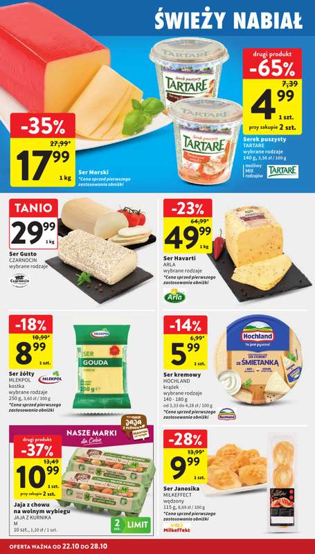 Intermarche - gazetka promocyjna Gazetka od czwartku 22.10 do środy 28.10 - strona 22