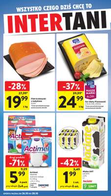 Intermarche - gazetka promocyjna Gazetka od czwartku 22.10 do środy 28.10 - strona 38