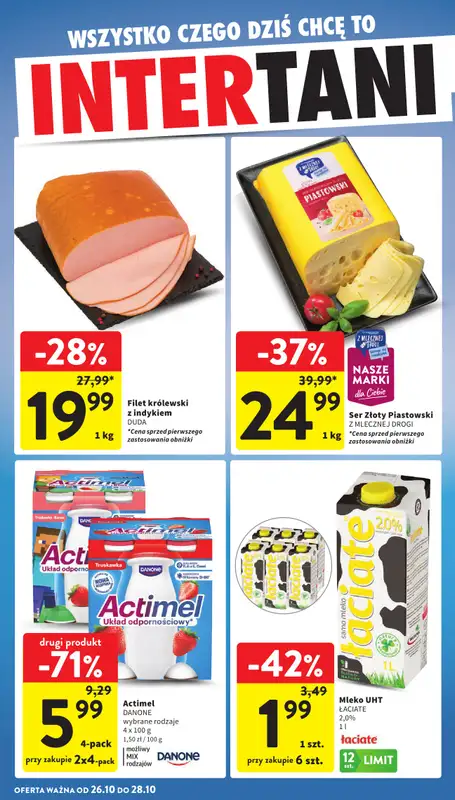 Intermarche - gazetka promocyjna Gazetka od czwartku 22.10 do środy 28.10 - strona 38