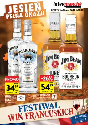 Intermarche - gazetka promocyjna Jesień pełna okazji od czwartku 22.10 do wtorku 10.11
