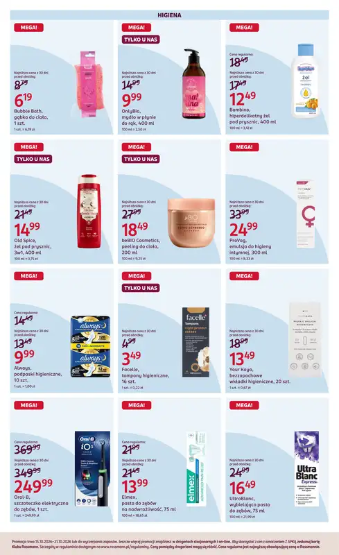 Rossmann - gazetka promocyjna Gazetka Rossmann 15 - 21 października od wtorku 20.10 do środy 21.10 - strona 4