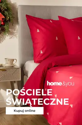 home&you - gazetka promocyjna Świąteczne pościele od wtorku 20.10 do czwartku 29.10