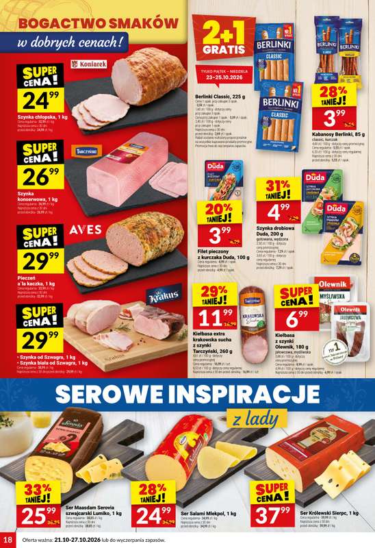 Twój Market - gazetka promocyjna Gazetka od środy 21.10 do wtorku 27.10 - strona 18