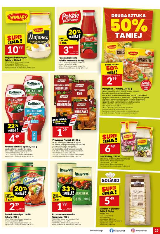 Twój Market - gazetka promocyjna Gazetka od środy 21.10 do wtorku 27.10 - strona 25