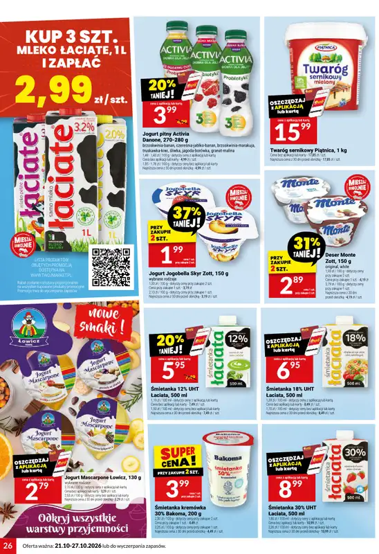 Twój Market - gazetka promocyjna Gazetka od środy 21.10 do wtorku 27.10 - strona 26