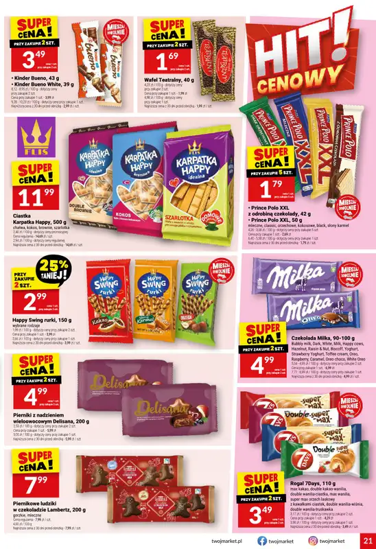 Twój Market - gazetka promocyjna Gazetka od środy 21.10 do wtorku 27.10 - strona 21