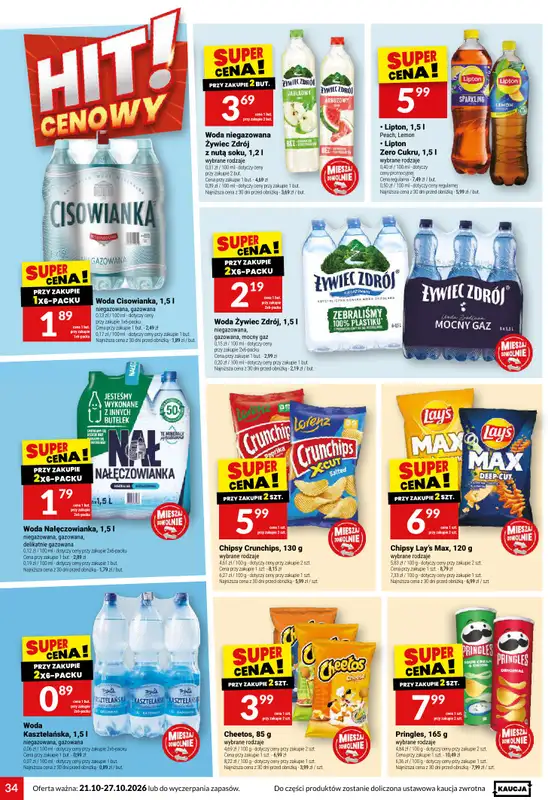 Twój Market - gazetka promocyjna Gazetka od środy 21.10 do wtorku 27.10 - strona 34
