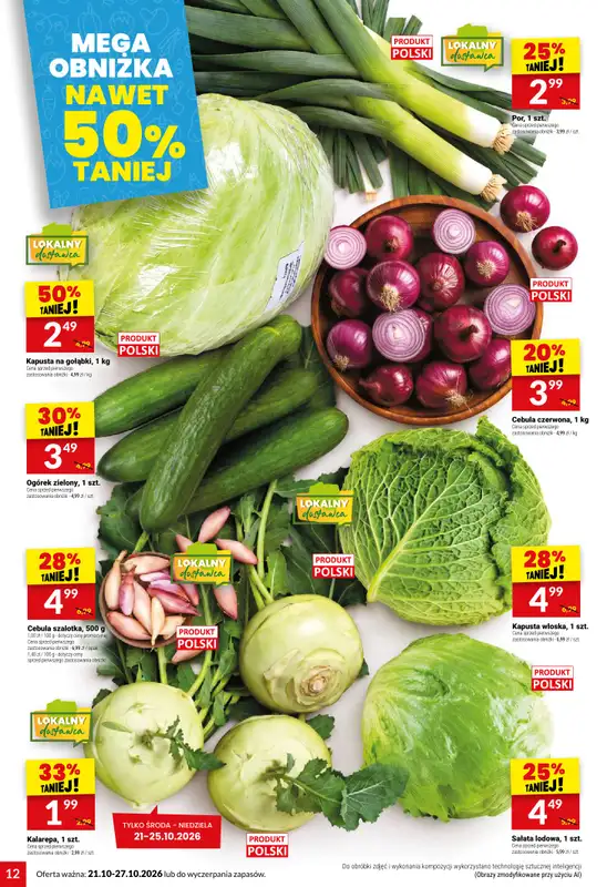 Twój Market - gazetka promocyjna Gazetka od środy 21.10 do wtorku 27.10 - strona 12