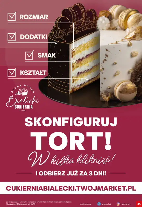 Twój Market - gazetka promocyjna Gazetka od środy 21.10 do wtorku 27.10 - strona 45