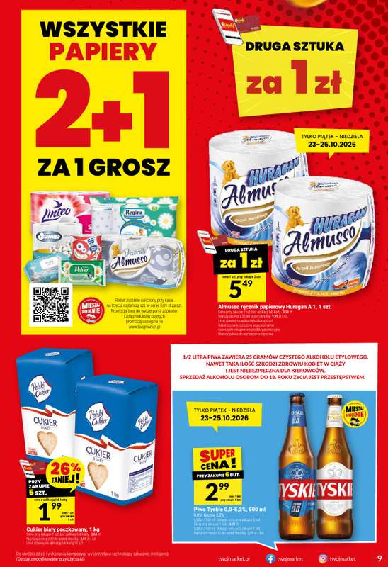 Twój Market - gazetka promocyjna Gazetka od środy 21.10 do wtorku 27.10 - strona 9