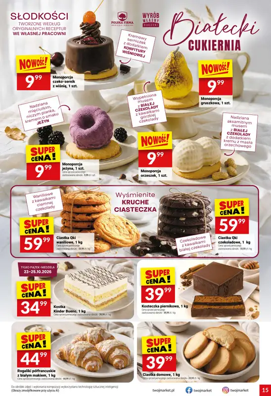 Twój Market - gazetka promocyjna Gazetka od środy 21.10 do wtorku 27.10 - strona 15