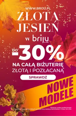 Briju - gazetka promocyjna Złota jesień od środy 21.10 do soboty 31.10