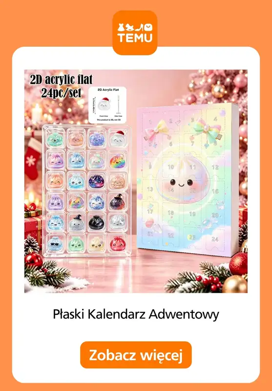 Temu - gazetka promocyjna Kalendarze adwentowe od wtorku 20.10  - strona 13