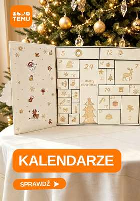Temu - gazetka promocyjna Kalendarze adwentowe od wtorku 20.10 