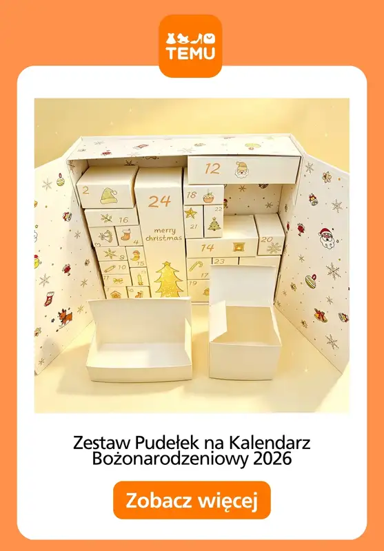 Temu - gazetka promocyjna Kalendarze adwentowe od wtorku 20.10  - strona 14