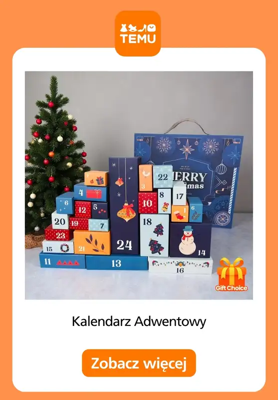 Temu - gazetka promocyjna Kalendarze adwentowe od wtorku 20.10  - strona 7