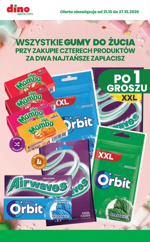 Dino - gazetka promocyjna Najlepsze promocje! od środy 21.10 do wtorku 27.10 - strona 3