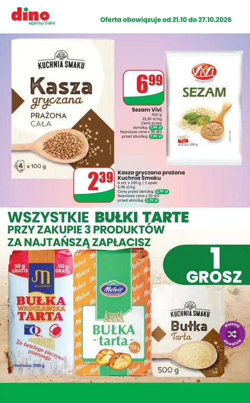 Dino - gazetka promocyjna Najlepsze promocje! od środy 21.10 do wtorku 27.10 - strona 10