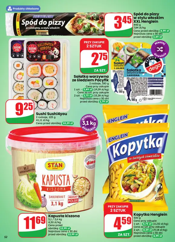 Dino - gazetka promocyjna Gazetka 43 / 2026 od środy 21.10 do wtorku 27.10 - strona 52