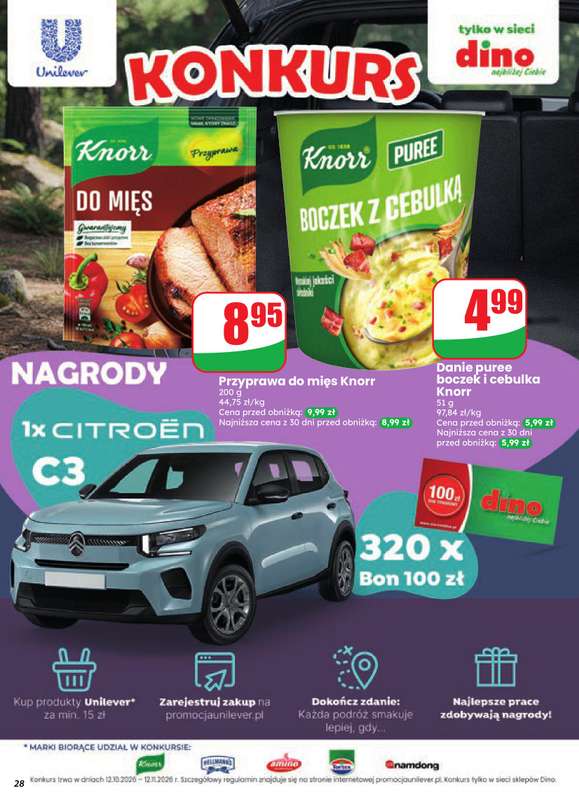 Dino - gazetka promocyjna Gazetka 43 / 2026 od środy 21.10 do wtorku 27.10 - strona 28